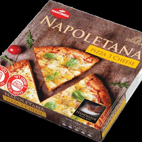 Пицца 3 сыра 305 гр - פיצה 3 גבינות 305 גר