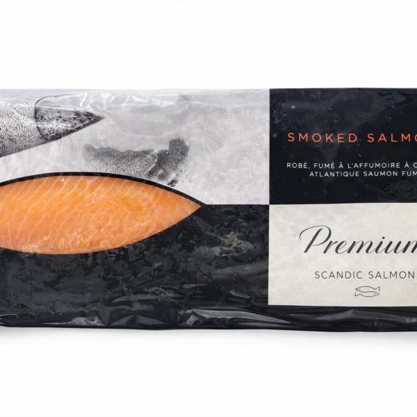 Филе салмон нарезка копченый 400 гр - פילה סלמון מעושן 400 גר