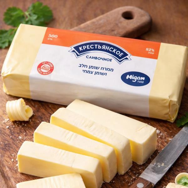 Крестьянское сливочное 500 гр - ממרח שומן חלב ושומן צמחי 500 גר