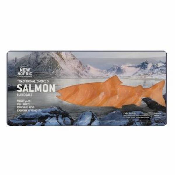 Филе салмон копченый 350 гр - פילה סלמון מעושן 350 גר