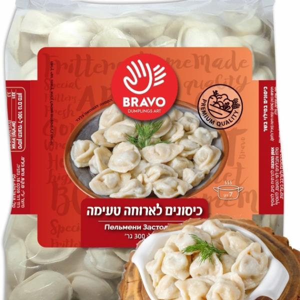 Пельмени застольные 500гр - כיסונים לארוחה טעימה 500גר
