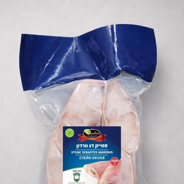Стейк окуня с/м  кг - סטייק דג וורדון קפוא  קג