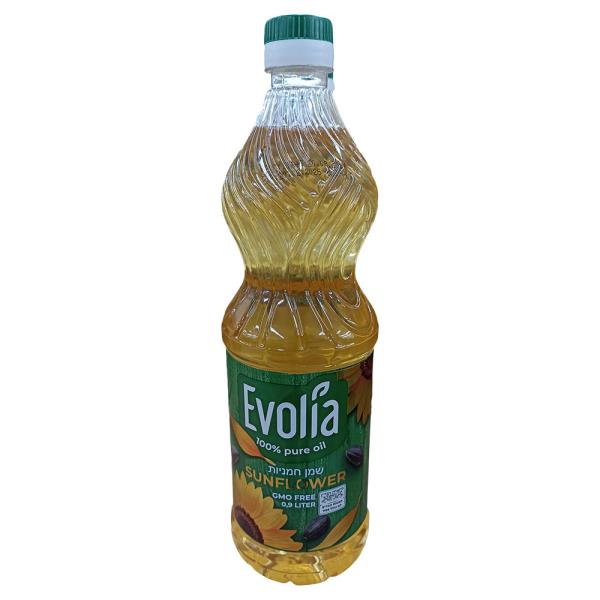Масло подсолнечное 900ml Evolia - שמן חמניות 900ml