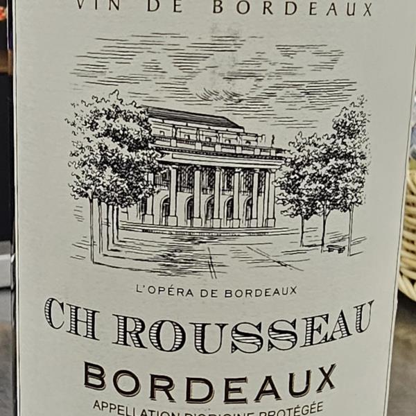 Вино Французкое Bordeaux CH ROUSSEAU - ייו צרפתי